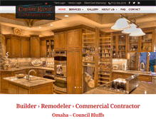 Tablet Screenshot of cherryridgeconstruction.com